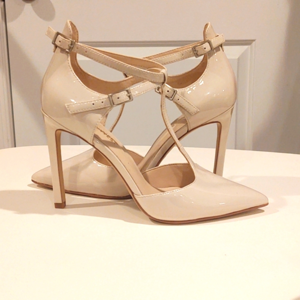Nine West Tayley Pointy Toe T-Strap Pumps 5
